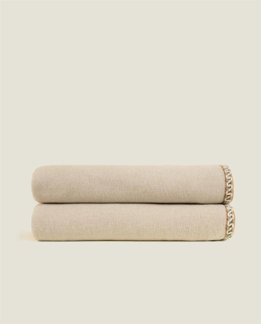 Soft Bamboo Coco Nocciola pledd, 160x200