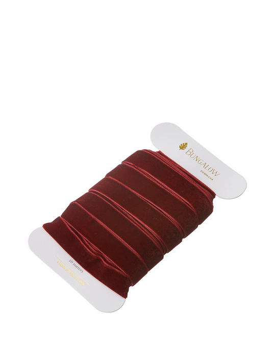 Ribbon Velvet 16mm Wine