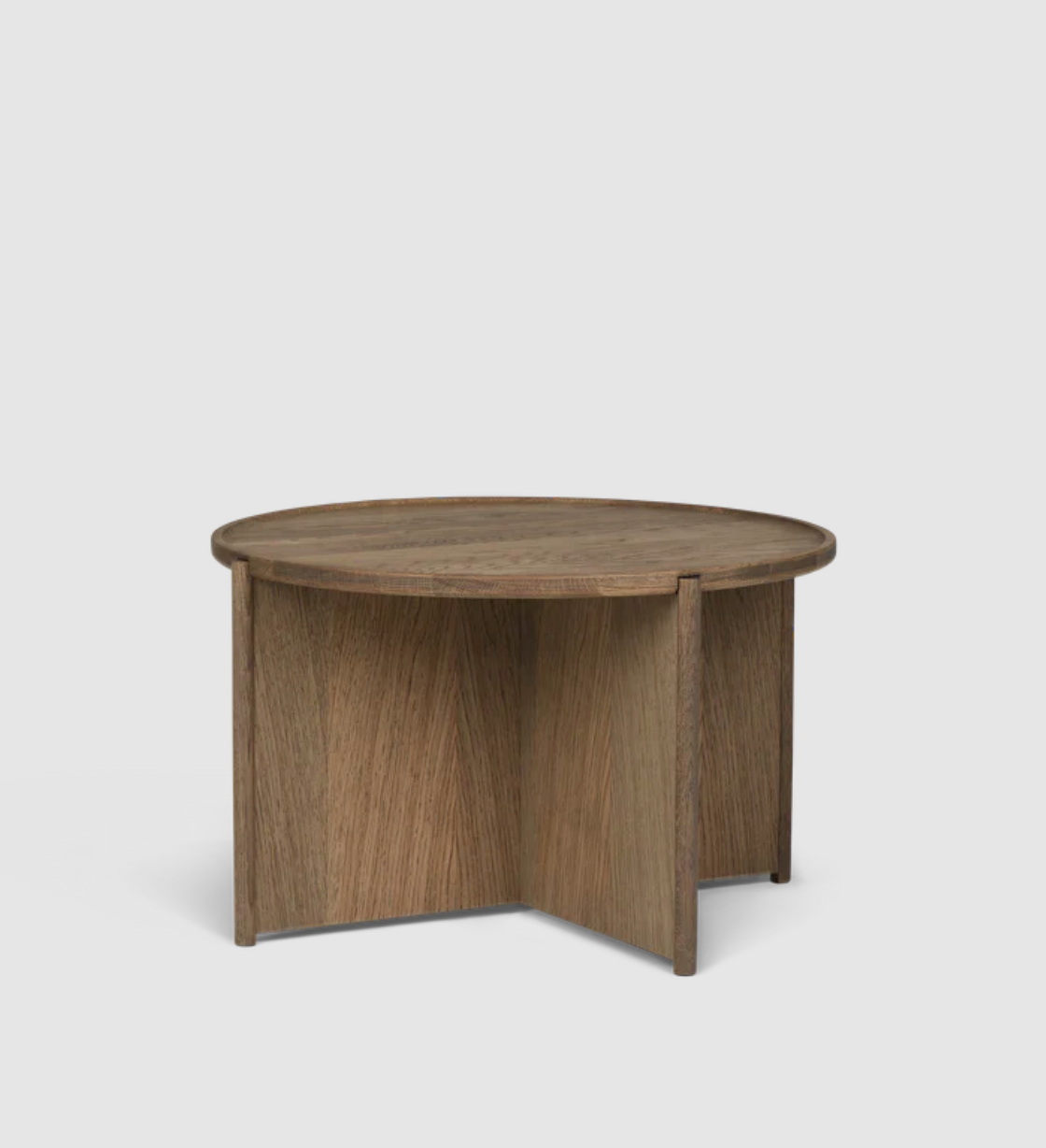 Cling coffee table Ø70 cm, smoked