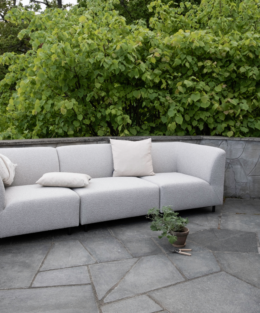 Utstilling - 1 stk Aften Outdoor 80x80cm Center Pebble Oyster