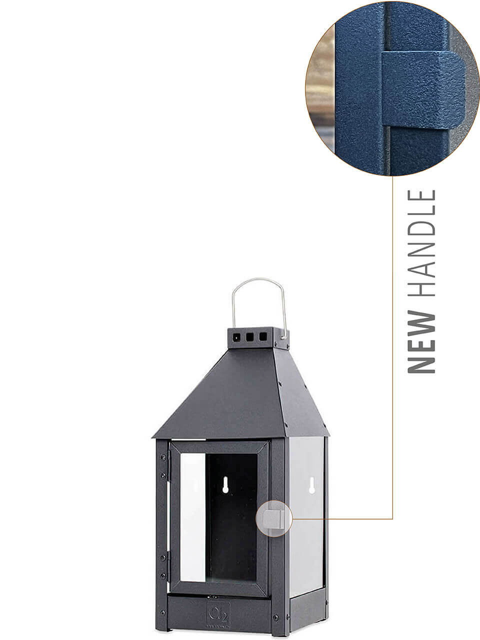 Black Mini Wall Lantern