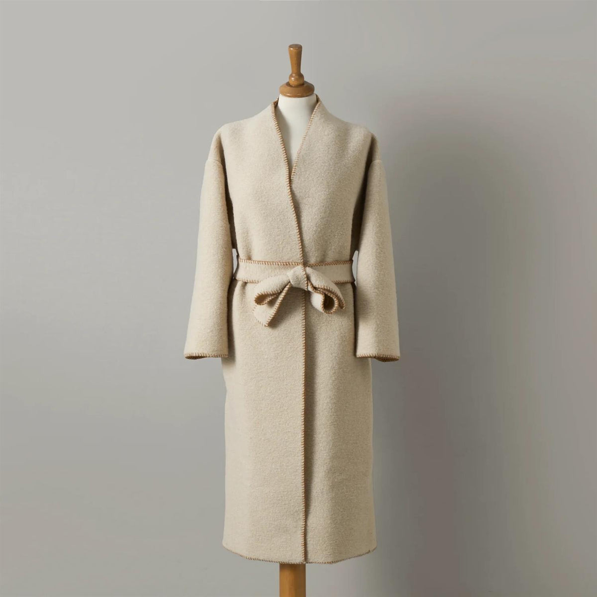 GM Horse wool cardigan, beige coral
