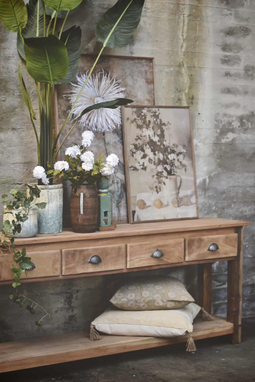 Dahlia pompom bukett 65 cm