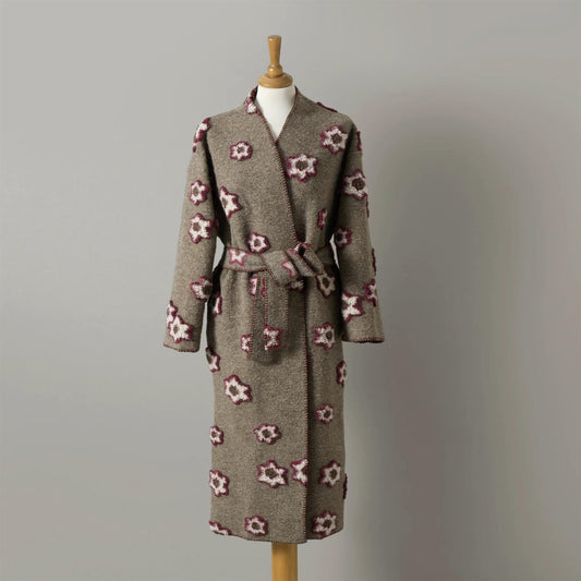 Alma flowers wool cardigan, multi