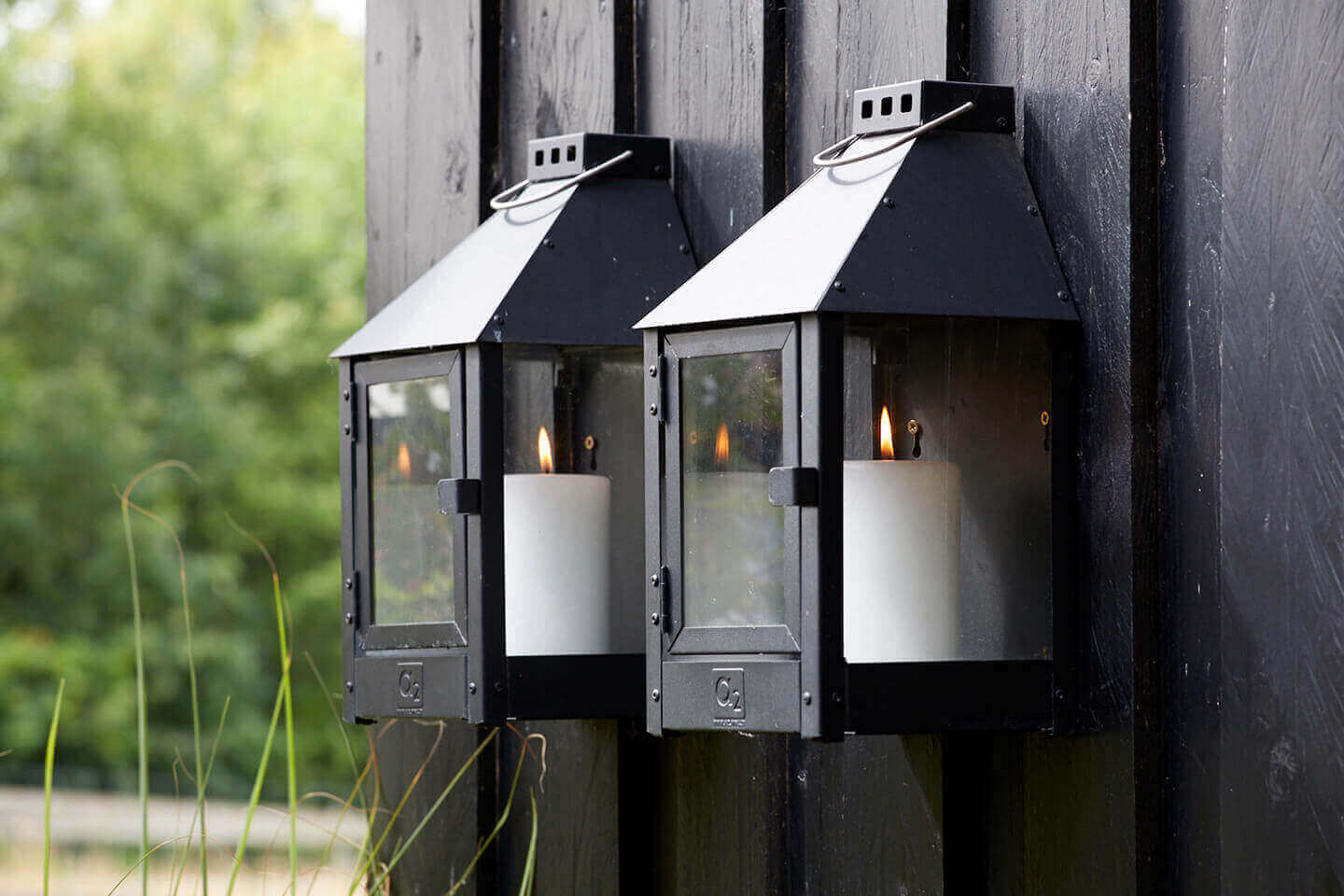 Black Mini Wall Lantern