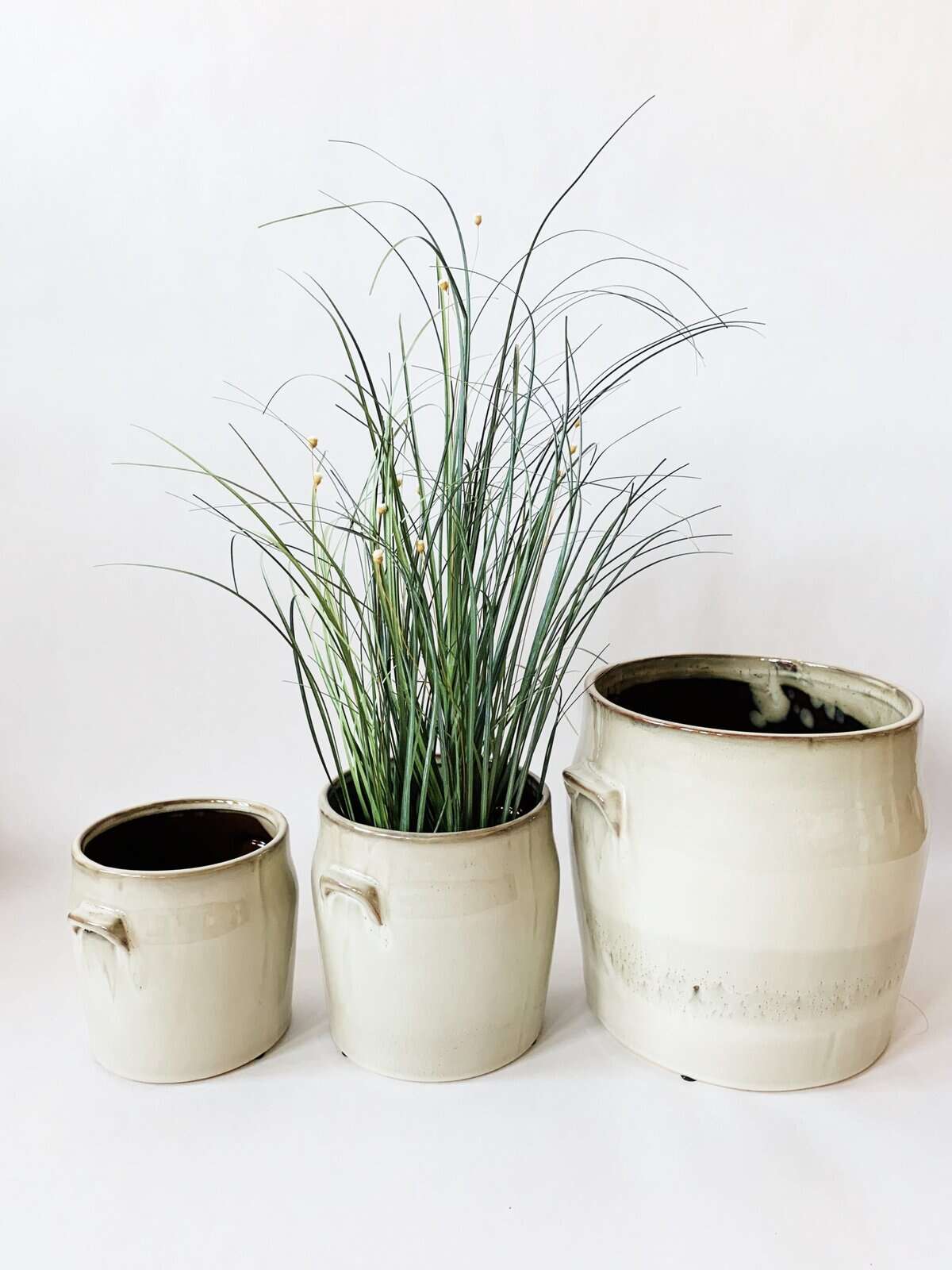 Keramikk krukke M Ø16,5xH16,5 cm