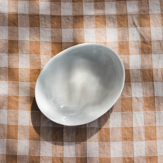 oval skål Maguelone quartz