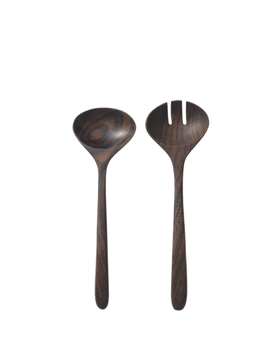 Salatbestikk 22cm, Rosewood