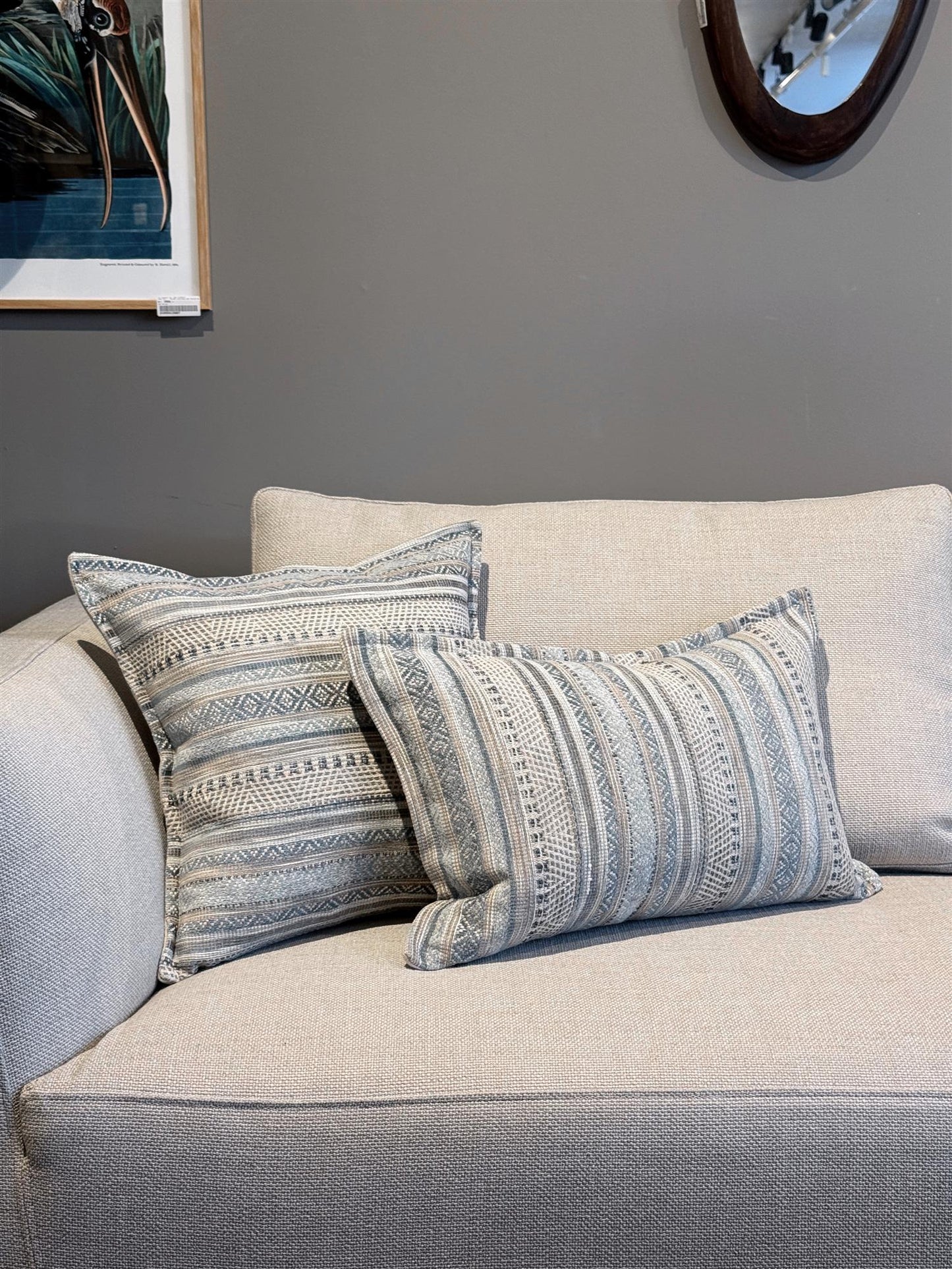 Pyntepute 40x60, Carey Old blue/ inzimi