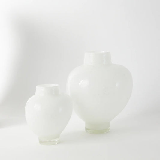 Mila vase, hvit
