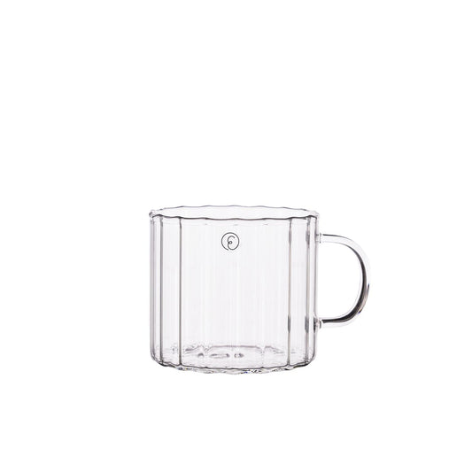 gløgglass ø8x6 cm, klart glass