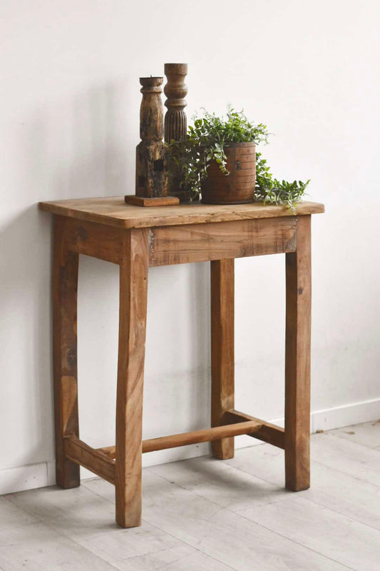 Vintage lite trebord Ca 55x40xH80 cm (assortert størrelser)