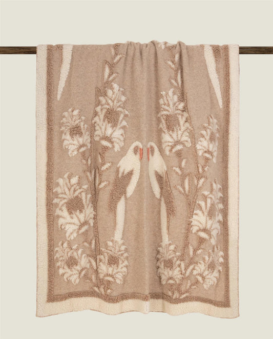 Boiled Wool/ alpaca Antigua pledd, 150x190