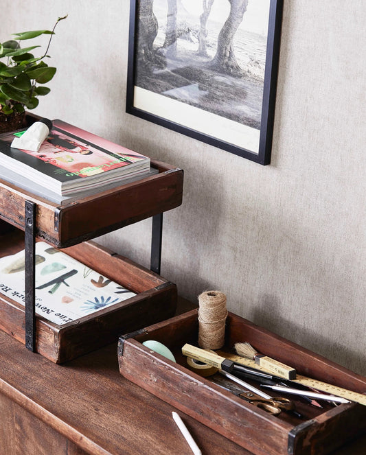 Boldo trebrett 20x35 cm, resirkulert tre