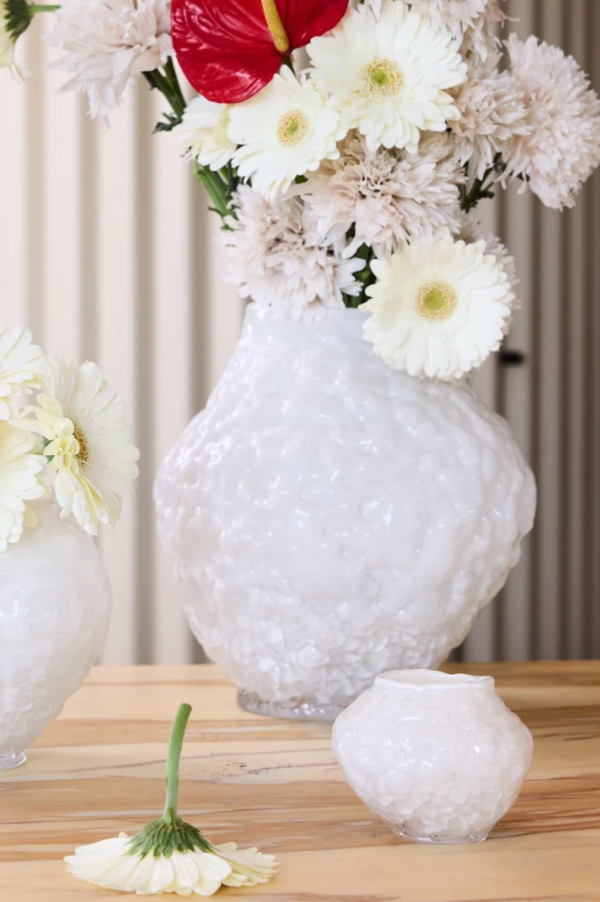 Vase Corallo mini off white