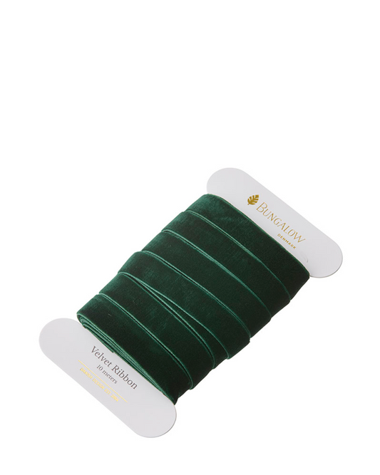 Ribbon Velvet 16mm Hunter