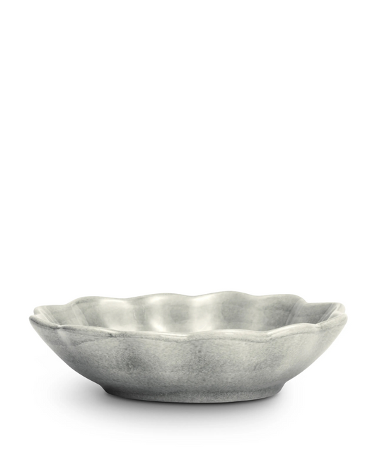 Oyster Skål 18x16 cm, Grå