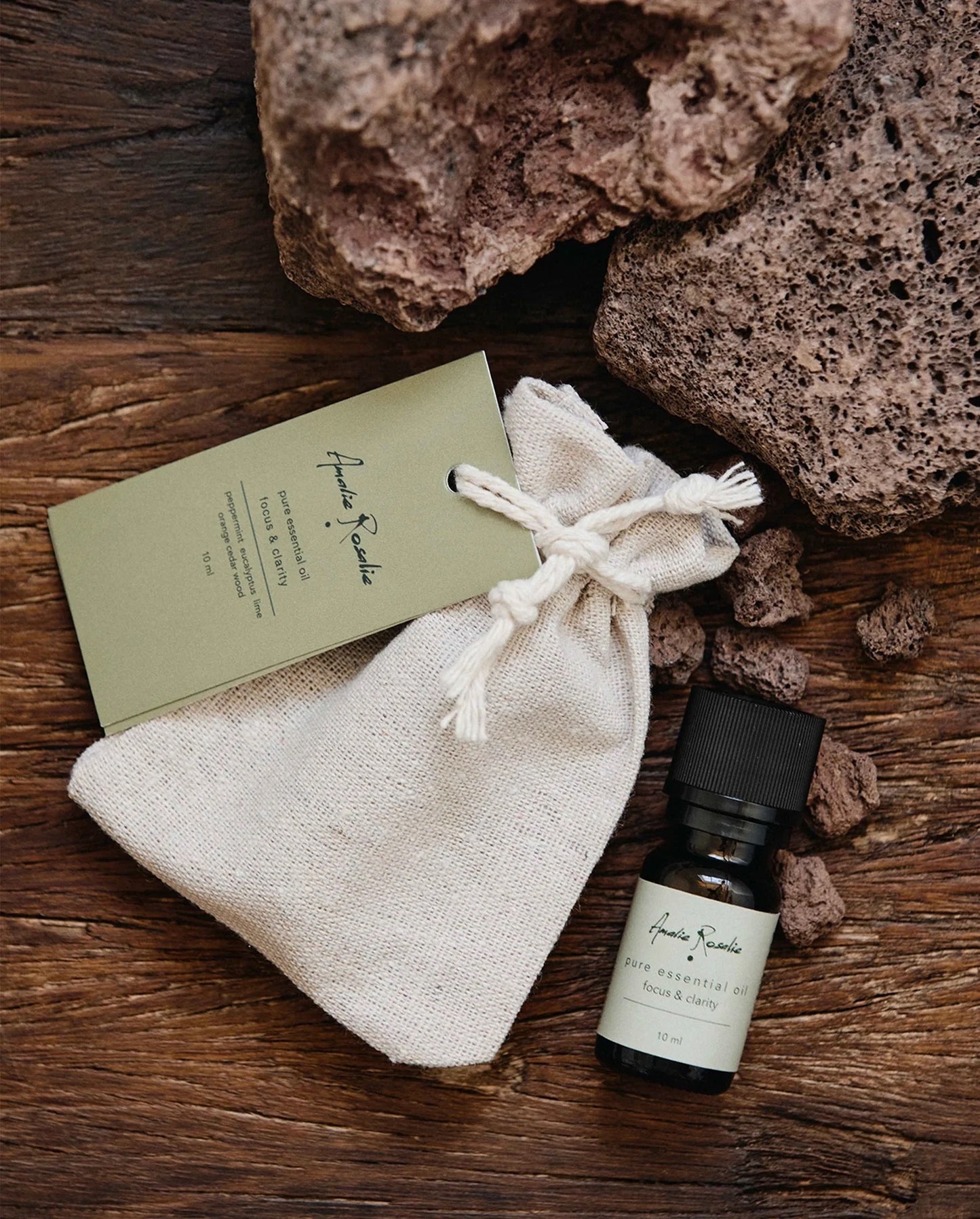 Eterisk olje | Focus & Clarity | Amalie Rosalie