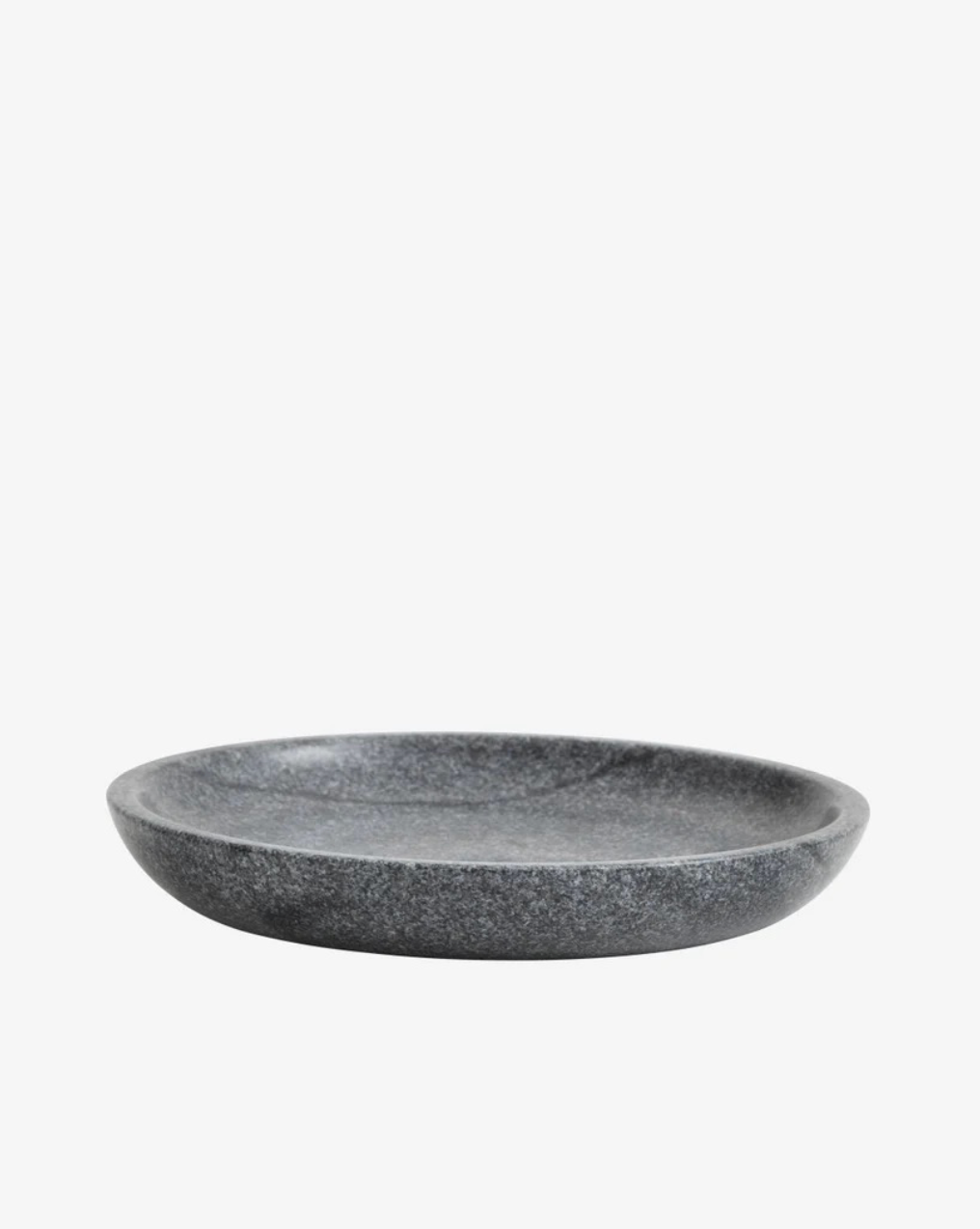 Marble fat i marmor Ø17 cm, sort/grå