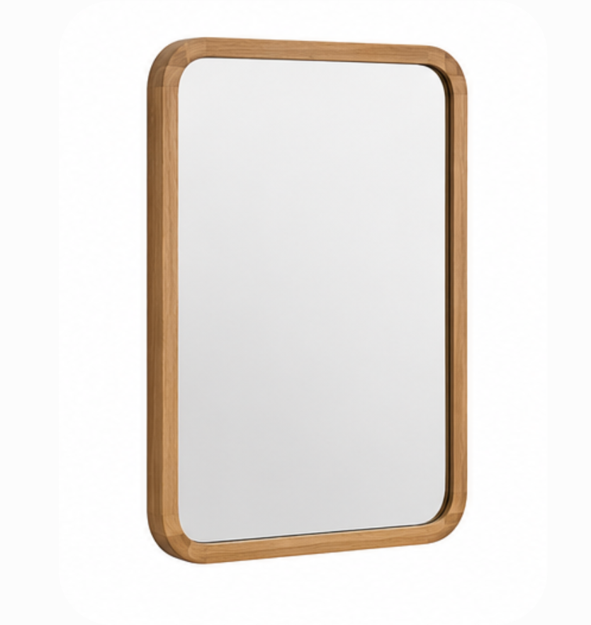 Speil teak 60x80x5 cm