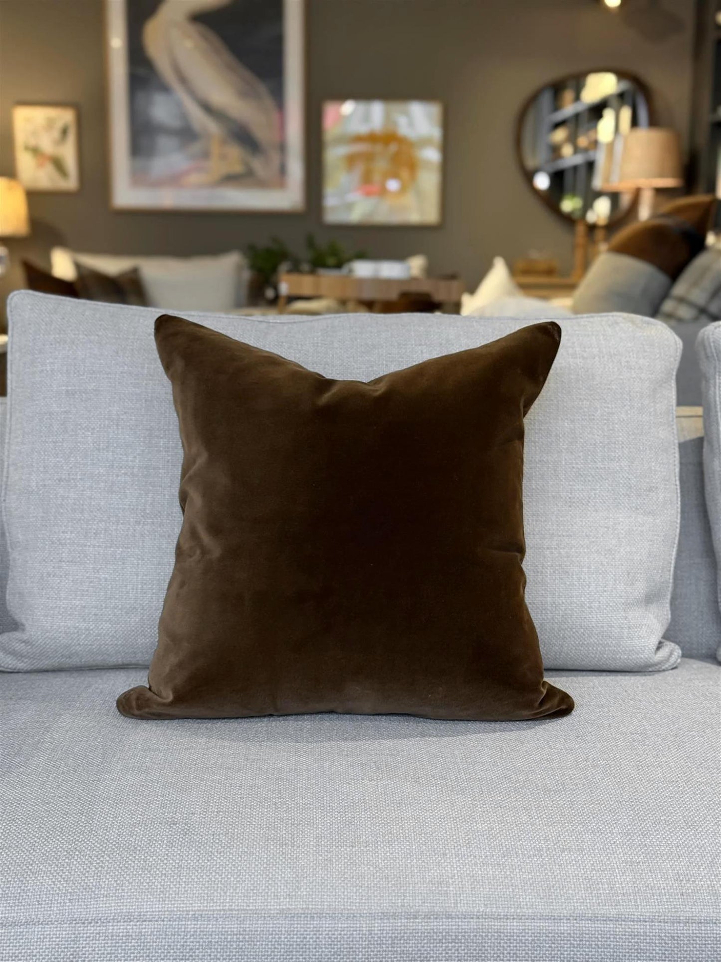 Pyntepute Ritz brown 50x50 cm