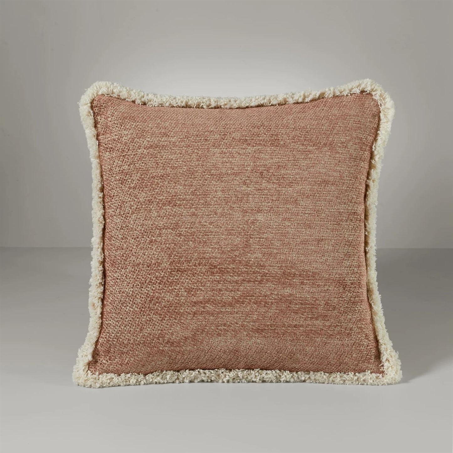 Ari chenille fringe pynepute, 50x50 vintagepink