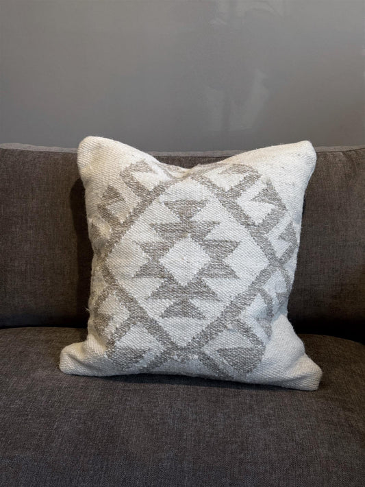 Kelimpute 53x53 cm, No2 Beige/offwhite