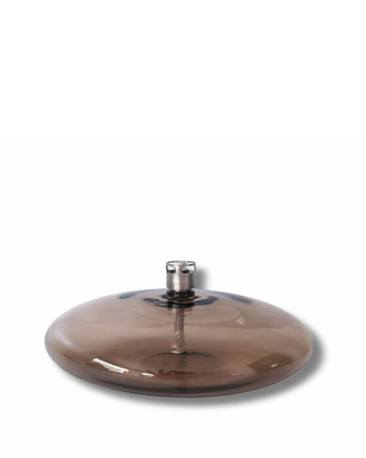 Oljelampe Disc champagne brass, Medium