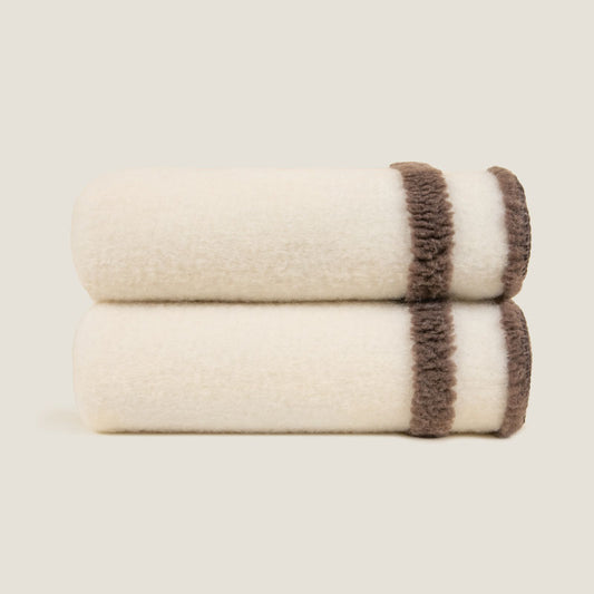 Easy Boiled Wool Ski Club pledd, 150x190