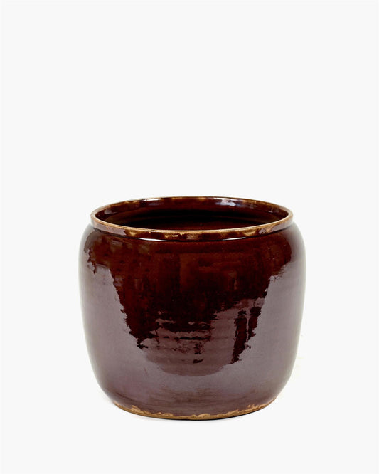 Costa blomsterpotte XS, Brun