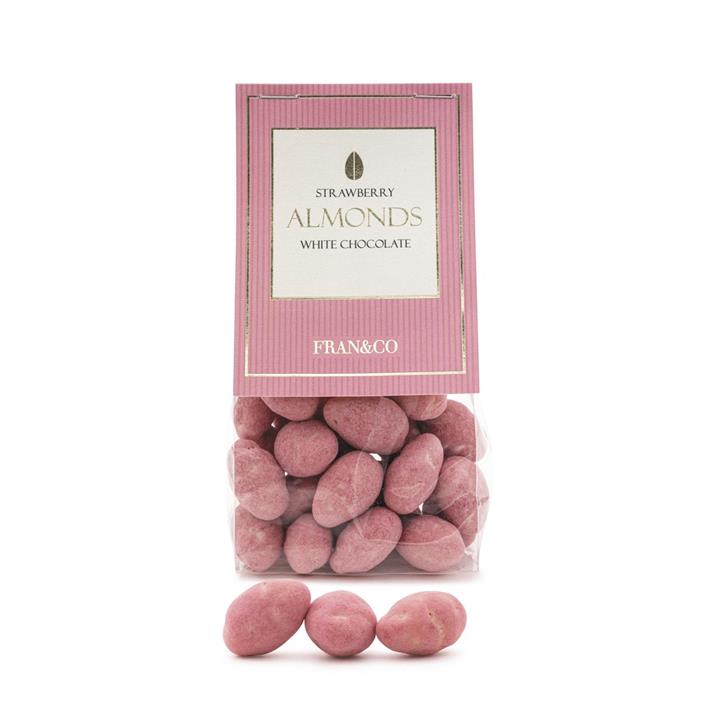 Jordbærmandler i pose, 150 g