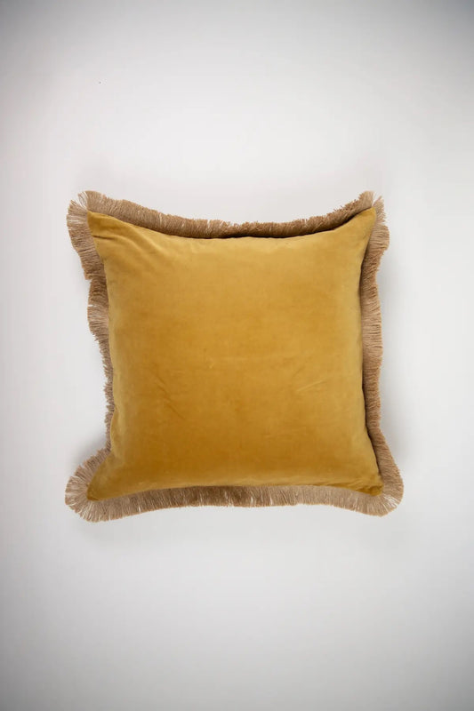 Julie putetrekk 50x50 cm oliven/pale yellow