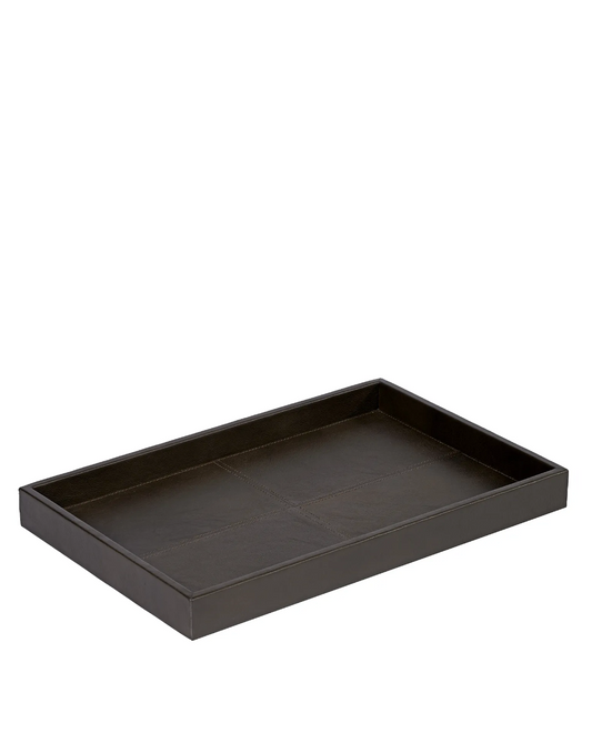 Brett skinn 45x30 cm Brown leather