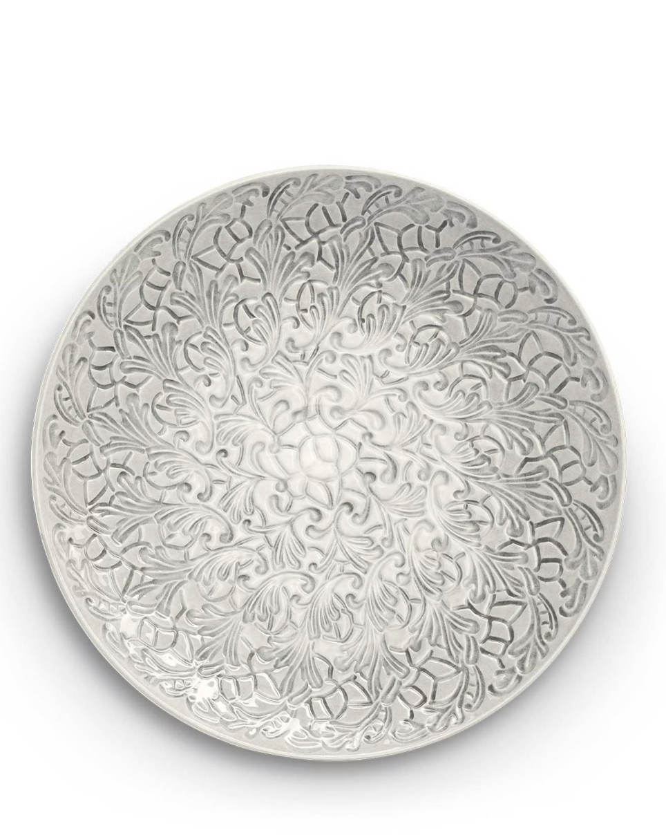 Lace fat 34 cm, Grå