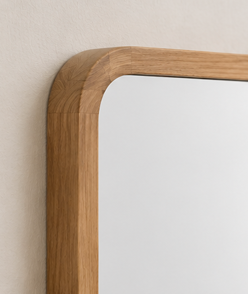 Speil teak 60x80x5 cm