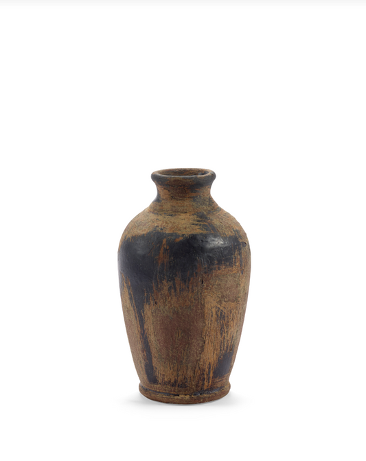 Blomsterpotte 06 sort terrakotta Ø13,5xH16,5 cm