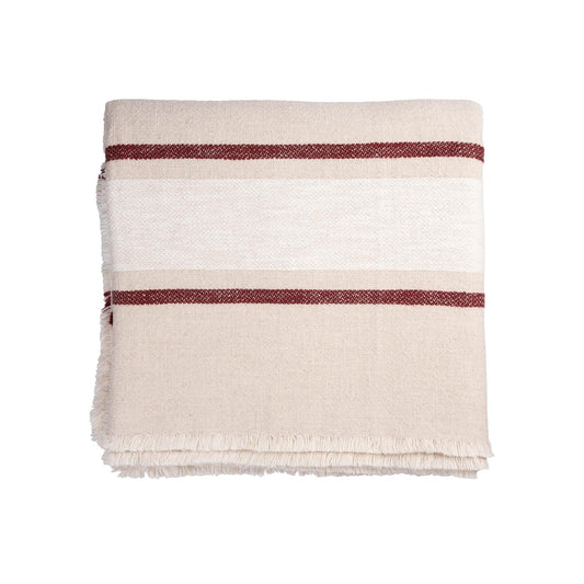 Duk 145x300 cm natur/hvit/beige