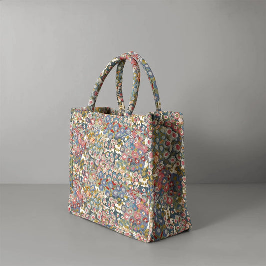 Alethe spring flower tote, large reverse