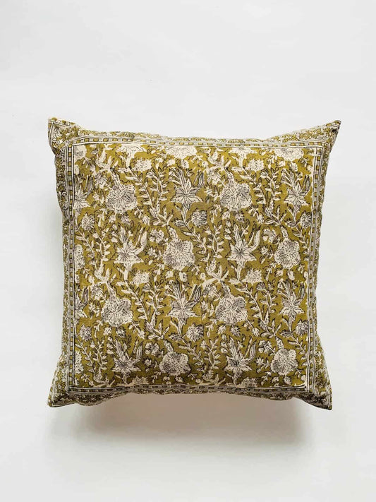 Putetrekk blokktrykk 45x45 cm