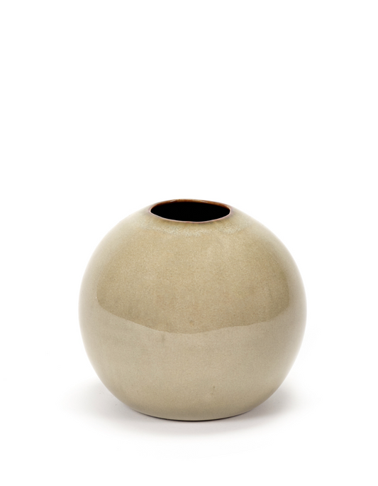 Ball Vase Terres de Rêves, Misty Grey