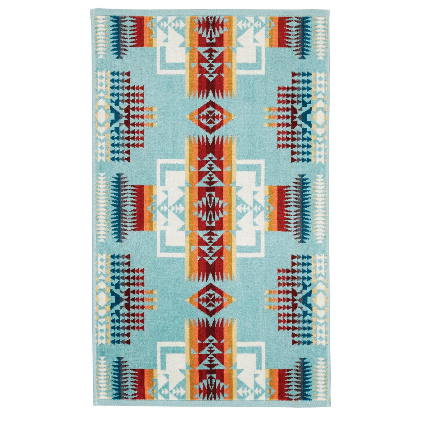 Jacquard Håndkle Chief Joseph Aqua