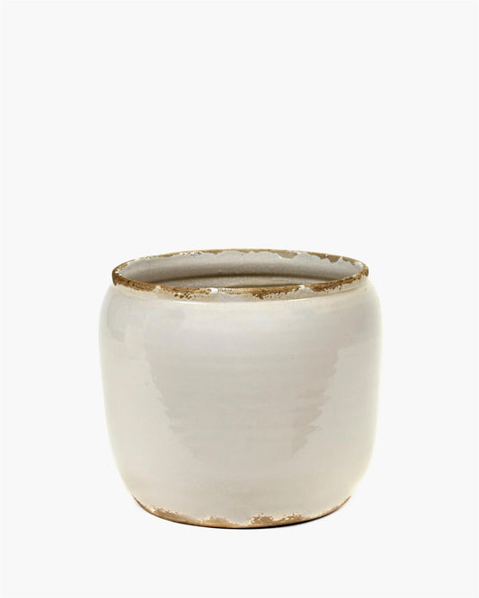 Blomsterpotte Costa XS, Hvit